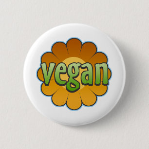 Vegan Flower Button