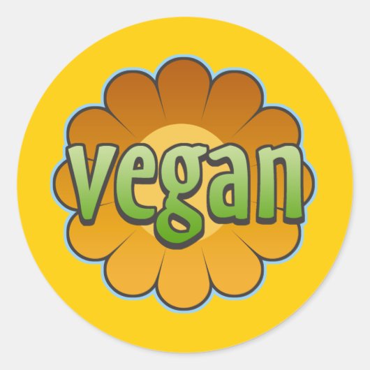 Vegan Flower Stickers (Voorkant)