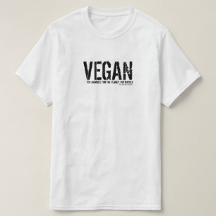 Vegan for Simple Shirt (wit)