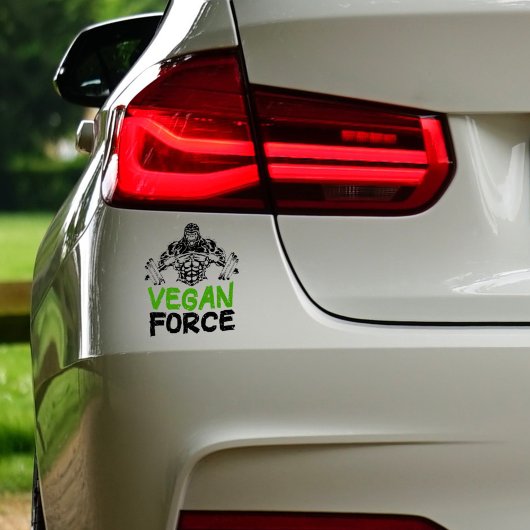 Vegan Force Fitness Sticker