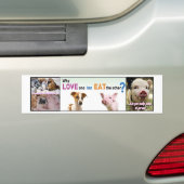 Vegan Gear Wat is het verschil? Bumpersticker (Op auto)
