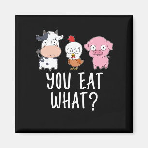 Vegan Gift Vegetarian Gifts Plant Funny Vegan Magneet