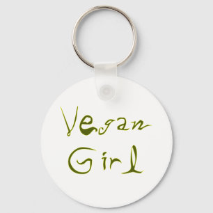 Vegan Girl 1 Sleutelhanger