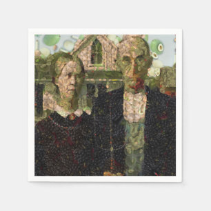 Vegan Gothic Fine Art Spoof Servet
