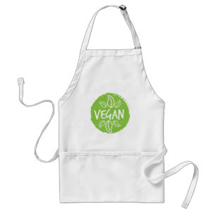 Vegan green standaard schort