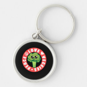 Vegan Groenten Broccoli Sleutelhanger
