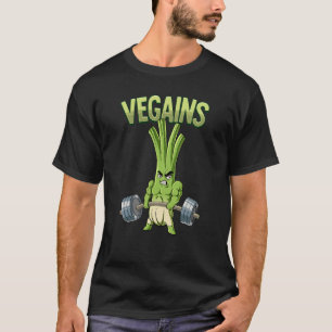 Vegan Gym Bodybuilding Vegains 1 T-shirt