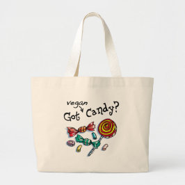 Vegan Halloween Bags Grote Tote Bag