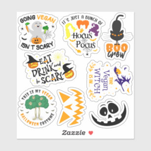Vegan Halloween Sticker