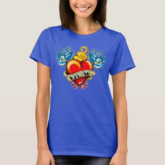 Vegan Heart T-shirt (Voorkant)