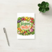 Vegan Hello Post‑It Notities Post-it® Notes (Kantoor)