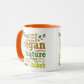 Vegan Hiker Mot Cloud Mug (Devant gauche)