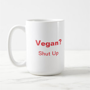 Vegan? Hou je kop. Koffiemok