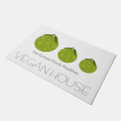 Vegan House Deurmat (Schuin)