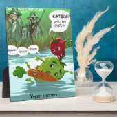 Vegan Hunters Funny Fotoplaat (Zijkant)