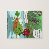Vegan Hunters Funny Legpuzzel (Horizontaal)