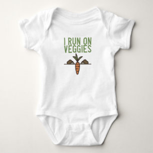 Vegan - Ik loop op Veggies Romper