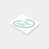 Vegan Inside Post-it® Notes (Schuin)