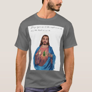 Vegan Jesus aardling ed quote T-shirt