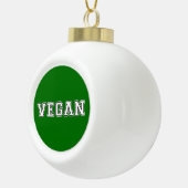 Vegan Keramische Bal Ornament (Rechts)