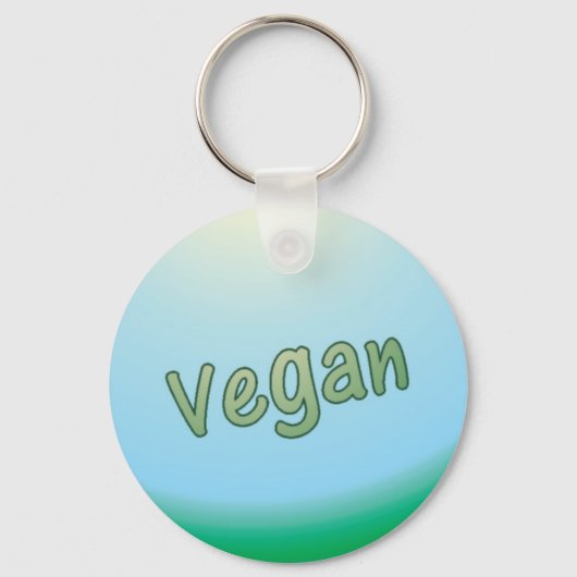 Vegan land sleutelhanger (Voorkant)