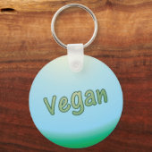 Vegan land sleutelhanger (Voorkant)