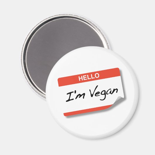 VEGAN MAGNEET (Voorkant / Achterkant)