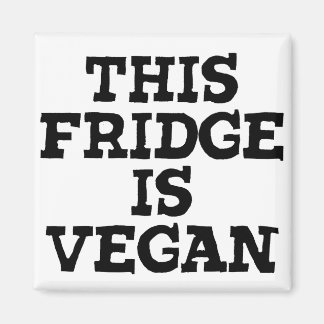 Vegan Magnet - Deze koelkast is vegan Magneet