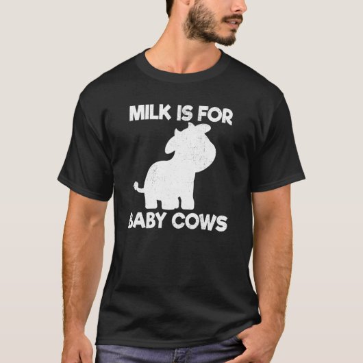 Vegan Milk is bestemd voor Baby vegetariër T-shirt (Voorkant)