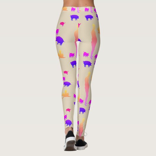 Vegan Mind Custom Leggings (Achterkant)