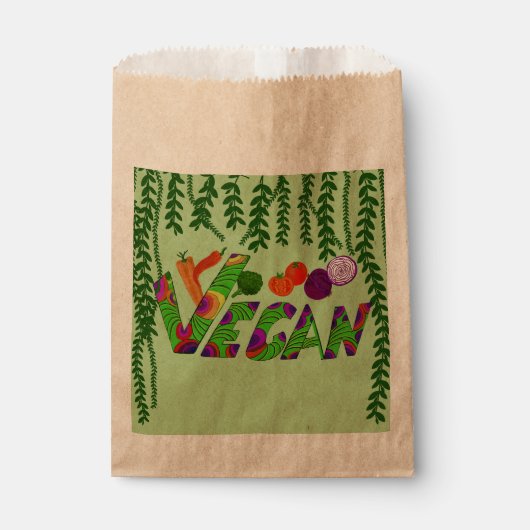 Vegan Multicolor Bedankzakje (Voorkant)