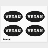 Vegan Ovale Sticker (Vel)