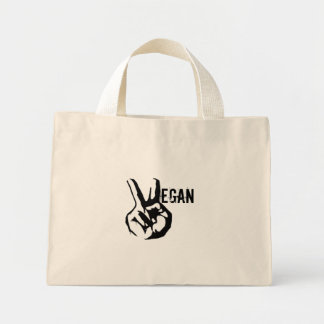 Vegan Peace Canvas tas
