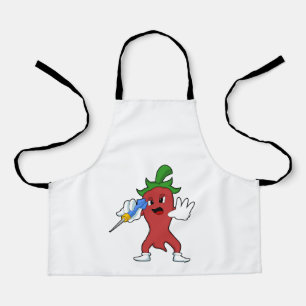 Vegan Pepper in Darts met Dart.PNG Schort