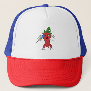 Vegan Pepper in Darts met Dart.PNG Trucker Pet