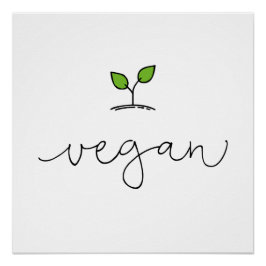 Vegan Perfect Poster
