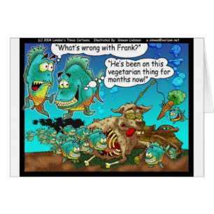 Vegan Pirahanas Drôle Offbeat Dons