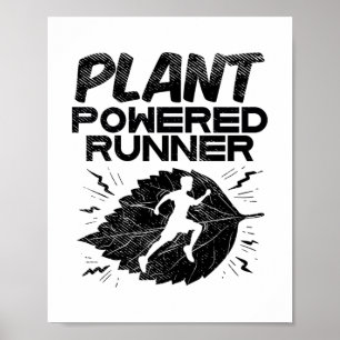 Vegan - Plant Powered Hardloper Poster