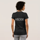 Vegan Police T-shirt (Achterkant volledig)
