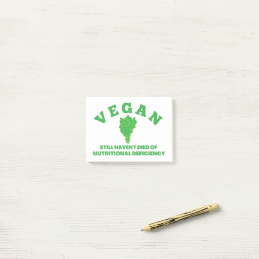 vegan post-it® notes (Op bureau)