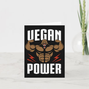 Vegan Power - Gorilla Workout en Gym Bodybuilding Kaart