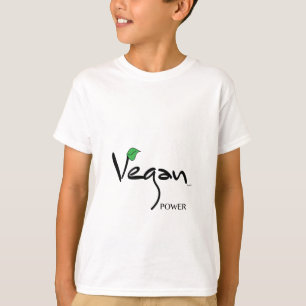 Vegan Power met Green Leaf Cool T-shirt