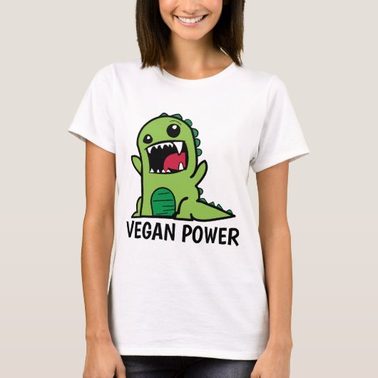 VEGAN POWER T-shirts amusants (Devant)