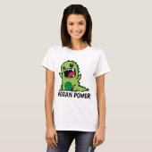 VEGAN POWER T-shirts amusants (Devant entier)