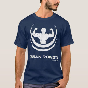 Vegan Power Vegan Beast Vegetarian Gym Fitness T-shirt