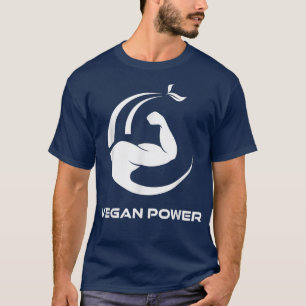 Vegan Power Vegan Vegetarian Muscles beest Fitn T-shirt