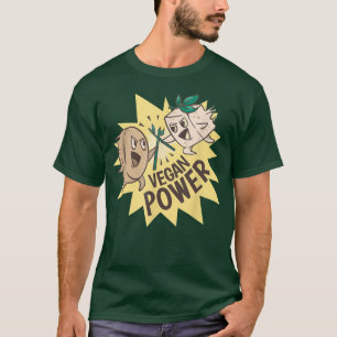 Vegan Power Vegetarian Plant Muscle Bodybuilding W T-shirt
