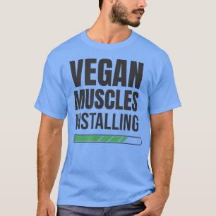 Vegan Power Vegetarian Plant Muscle Bodybuilding W T-shirt