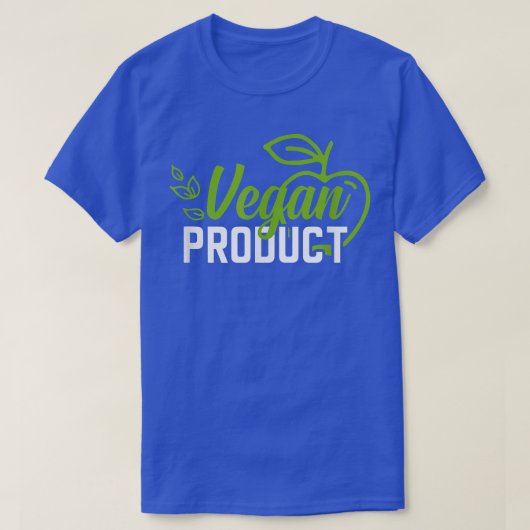 Vegan Product Cool Organic PlantBased Diet Vegetar T-shirt (Design voorkant)