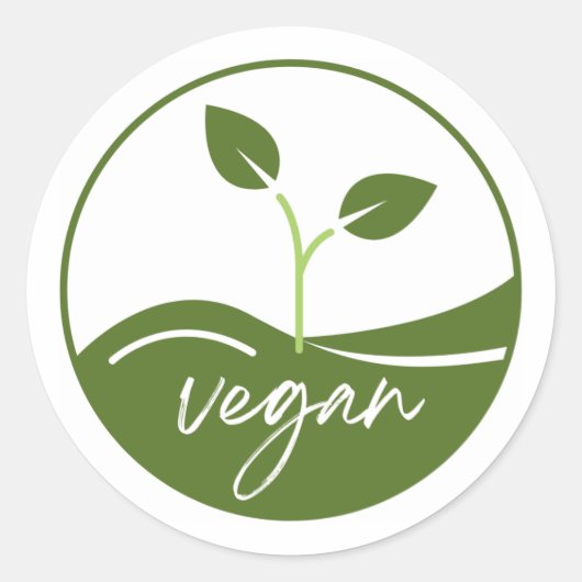Vegan Product Label (Voorkant)